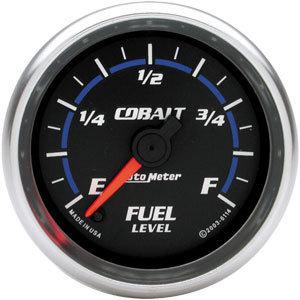 Autometer 6114 cobalt full sweep fuel level gauge