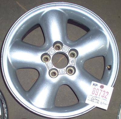 Catera aluminum alloy wheel rim silver 1997 1998 1999 89732