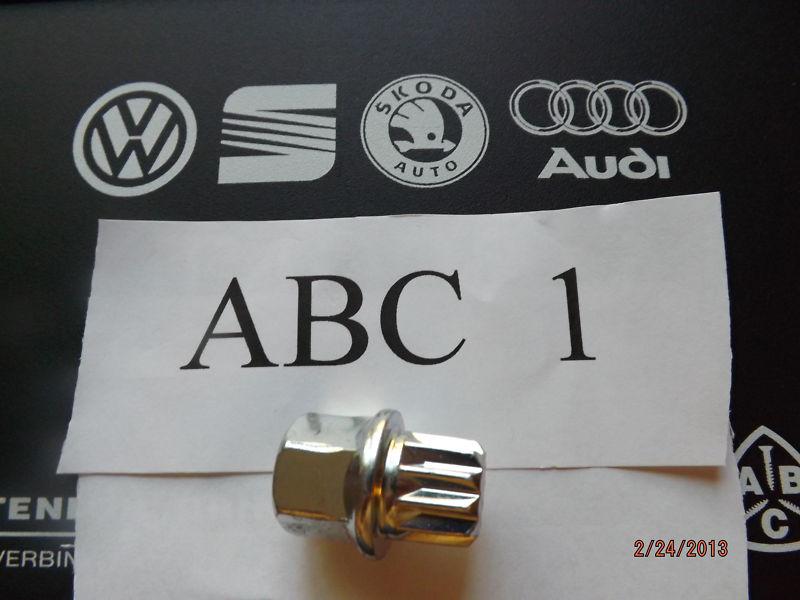 Vw & audi wheel lock key # 1, with eleven splines