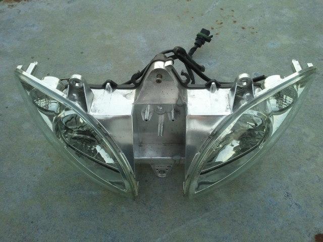 2005-07 piaggio x9 evolution 500 front headlight assembly - looks perfect