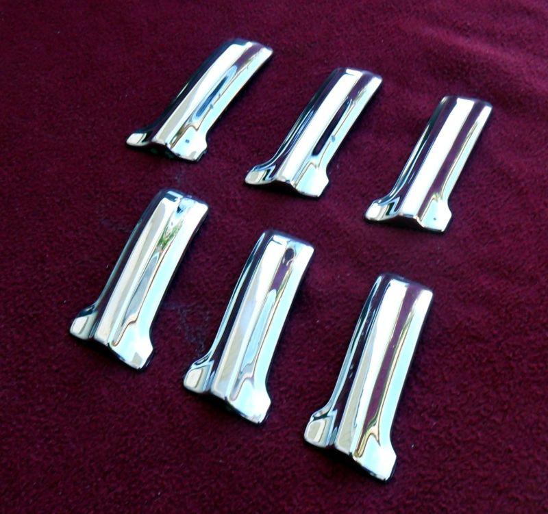 55-56 dodge stock upper grill trim pieces very cool