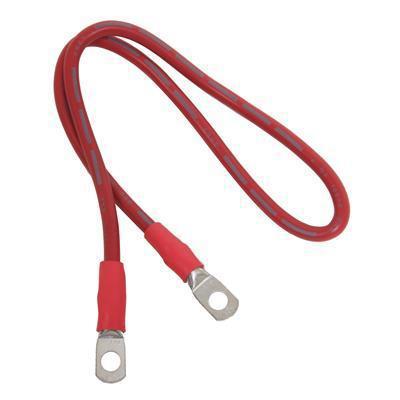 Summit battery cable starter to switch 4-gauge red eyelet eyelet ends 32" len ea