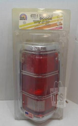 Glo brite 4727-1 replacement rh tail light for dodge ramcharger/sweptline 81-87