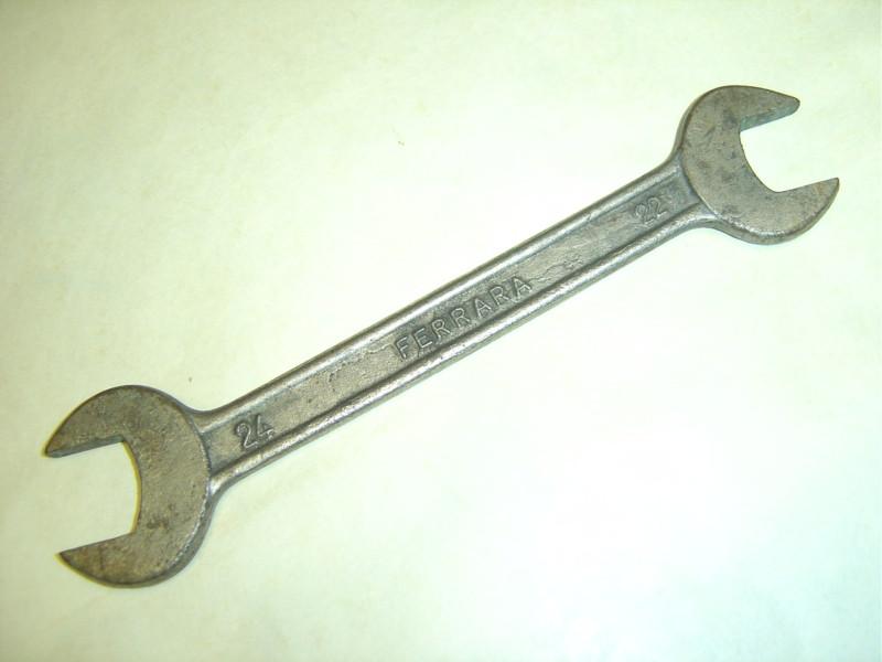 Ferrara metric wrench, maybe for laverda, ferrari, moto guzzi, tool kit