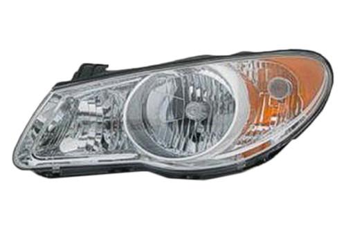 Replace hy2502138 - 07-08 fits hyundai elantra front lh headlight assembly