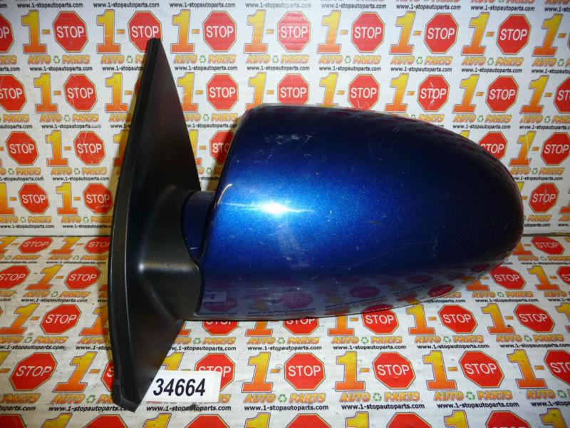 06 07 hyundai accent driver/left side view power door mirror oem