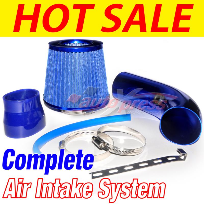 2.5"-3" cold air intake injection induction kit system universal & cone filter b