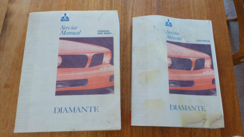 1992-1995 mitsubishi diamante service manual volumes 1 & 2