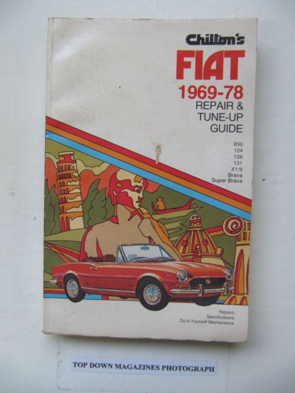 Fiat 1969-78 repair & tune-up guide  chilton's