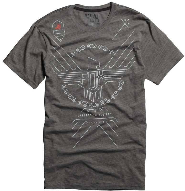 Fox brahvoh charcoal tee shirt t-shirt motocross t tshirt mx 2014