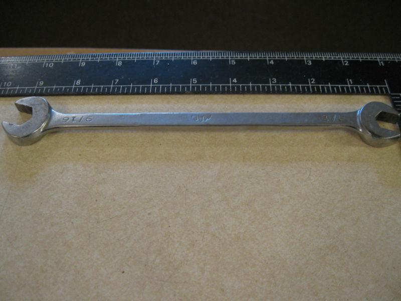 Mac long open end  wrench 1/2 x 9/16" sae 9.5 inch long