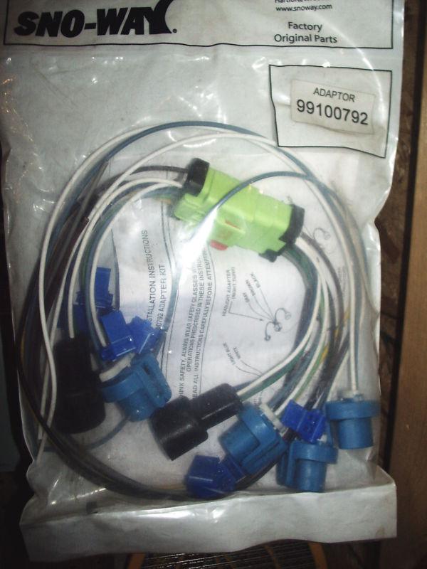 Snoway headlight adapter kit 99100792 oem plow light kit