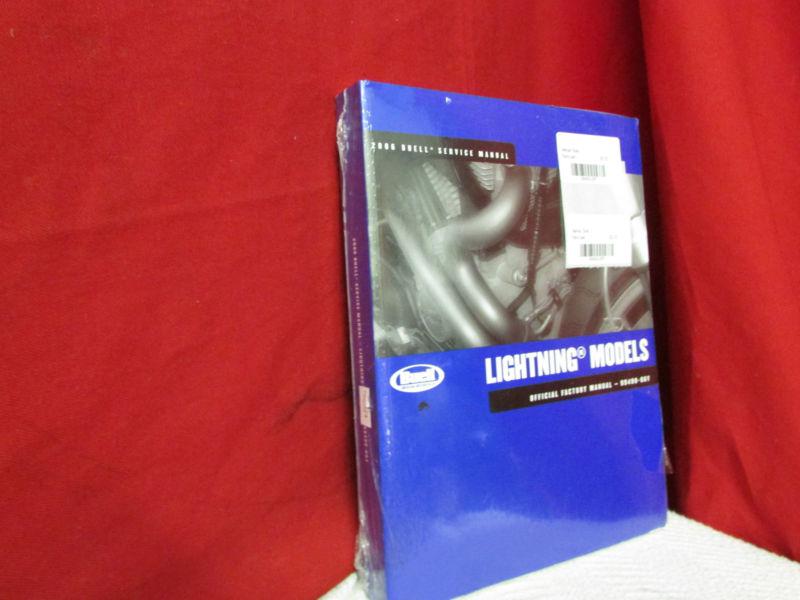 2006 buell lightning service manual, p/n 99490-06y