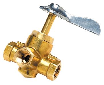 Seachoice 20751 fuel line valve-3 way 1/4