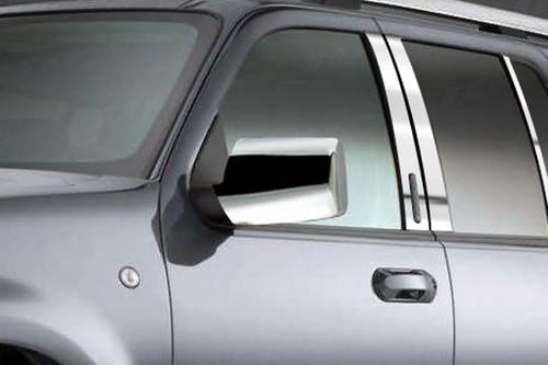 Ses trims ti-mc-129f ford explorer mirror covers suv chrome trim 3m brand new