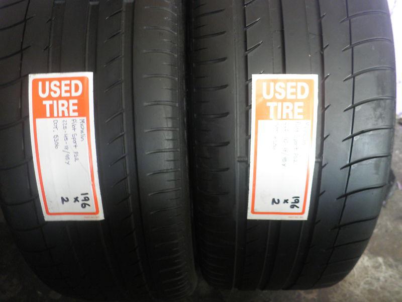 Great used michelin 225/45/18 2254518 car tire pilot sport ps2 (193)