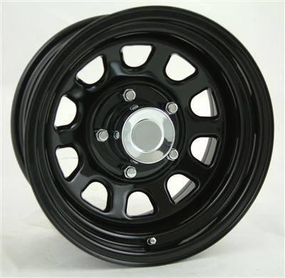 Pro comp 52-5165r2.5 series 52 15x10 steel wheel gloss black 5x4.5