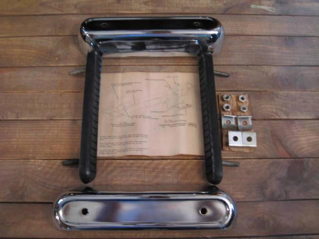 1960 ford rear bumper guard kit  w/ pads paperwork ready to mount fomoco