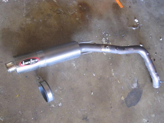 03 04 honda cbr 600 rr jardine slip on exhaust 600rr 2003 2004