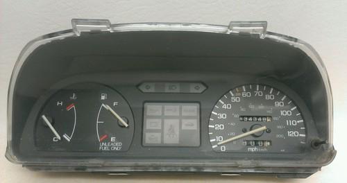 88-91 honda civic instrument guage cluster 134k miles  5 speed manual 