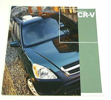 2004 04 honda cr-v crv truck suv brochure 2wd 4wd lx ex