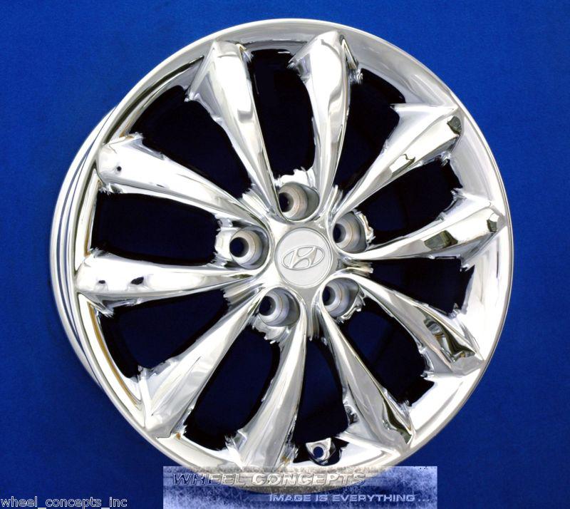 Hyundai azera 17 inch chrome wheel exchange oem rims 17"