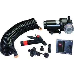 Johnson pump aqua jet 5.2 gph washdown pump kit w/hose 12vpart# 64534