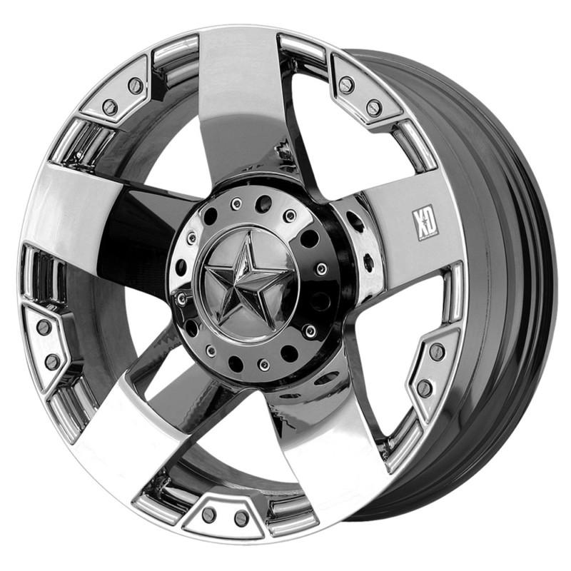 16x6 kmc xd rockstar chrome wheel/rim(s) 8x165.1 8-165.1 8x6.5 16-6