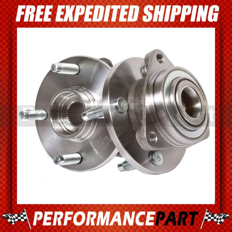 2 new gmb front left and right wheel hub bearing assembly pair w/o abs 799-0156