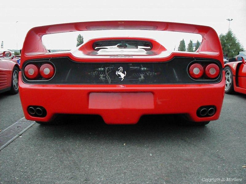 Ferrari f50 engine hood bonnet spoiler wing 