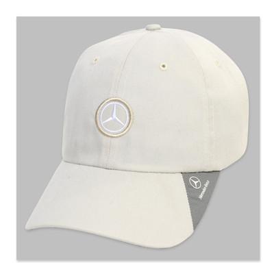 New genuine mercedes benz stone recycled cotton hat cap white