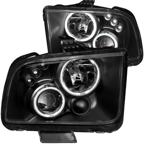 Anzo headlights 2010 style projector g2 halo ccfl for 2005-2009 mustang 121302