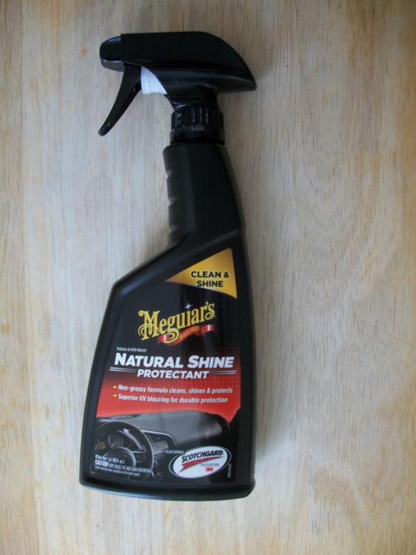 Meguiar's protectant natural shine to vinyl rubber & plastic 16oz made in usa