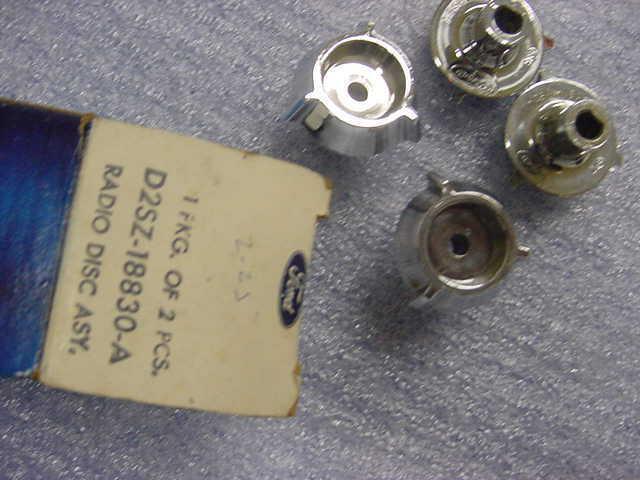 Ford 1972-1983 models nos outer radio knobs