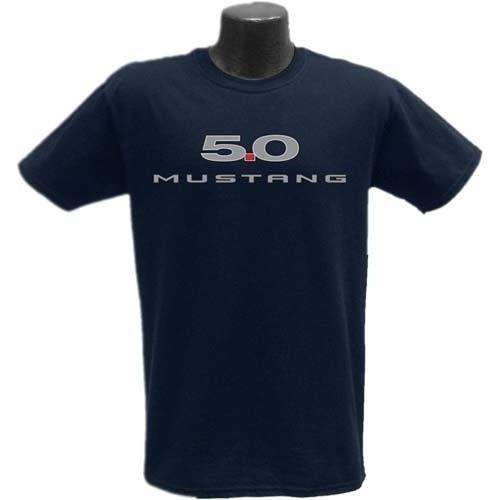 New ford mustang 5.0 navy blue tee shirt in size large l or extra large xl!