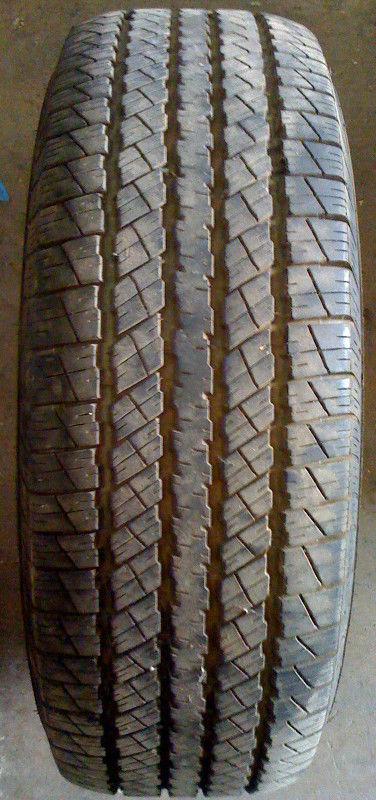 One used goodyear wrangler hp 265/70r17 tire one used tire