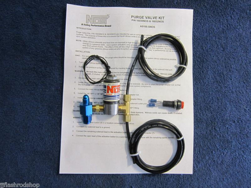 Nos hi flow -4 an or -6 an nitrous dual spray line purge kit, nice