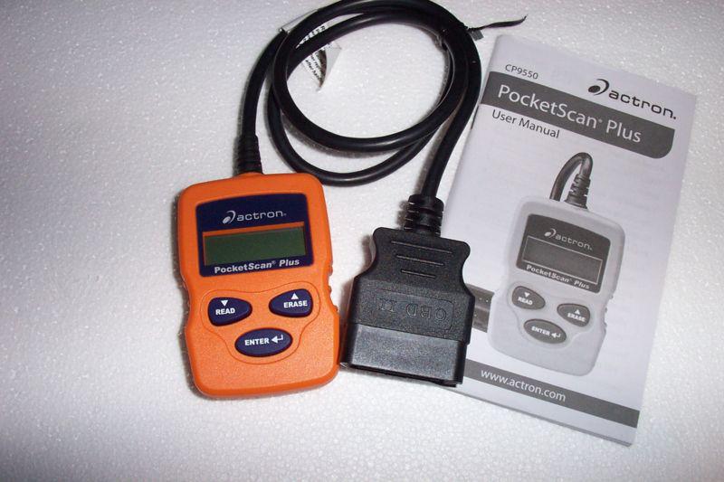 Actron pocketscan plus obd 11 & can code reader scanner tool model# cp9550 