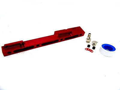 98-02 f23 honda accord fuel rail kit red obx