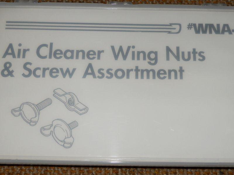 Air cleaner wing nut assortment.