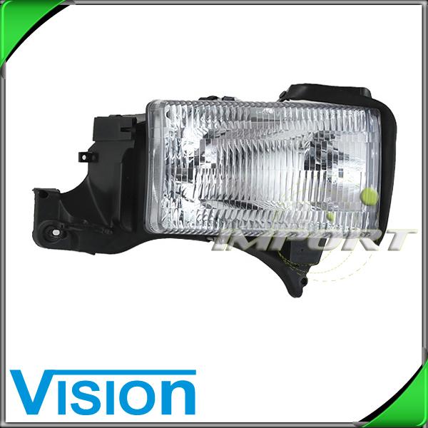 Passenger right side headlight lamp assembly replacement 1994-2001 dodge ram