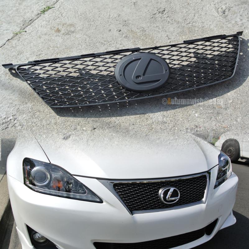 06 07 08 lexus is250 is350 isf style honeycomb mesh front hood grille grill