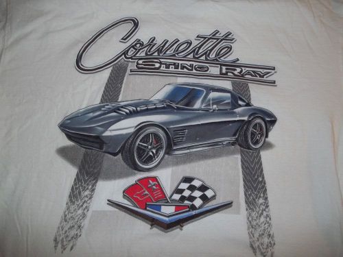 Newport blue retro t-shirt corvette sting ray preowned vgc size x-large sell n/r