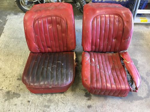 1956 1957 1958 1959 1960 original corvette seat frames, tracks cushions