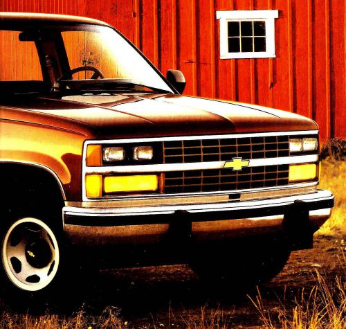 1988 chevy pickup truck deluxe brochure -c/k 1500 2500 3500-4x4-silverado