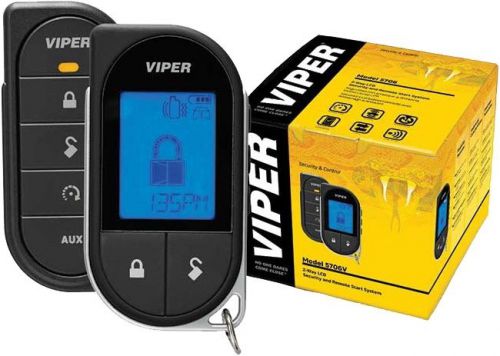Viper 5706v 2-way car alarm remote start keyless system lcd pager 5704 repl 5702
