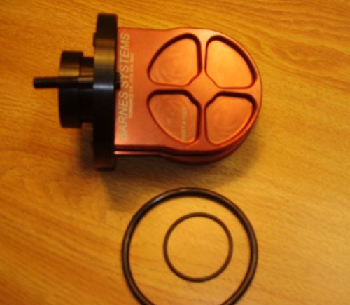 Sbc barnes 90 degree oil filter adapter #9003 dirt late model sprint car imca
