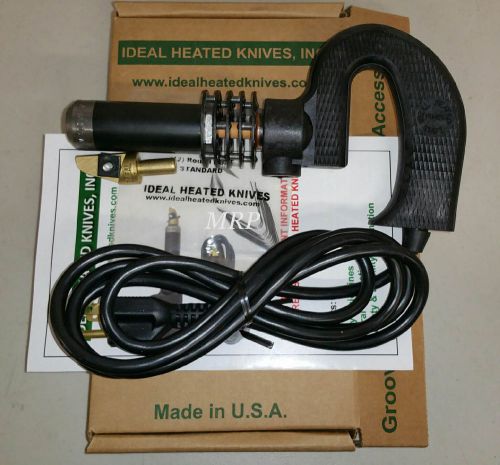 Ideal 125 tire regroover 220/240 volt machine hot knife w/12 #4 rd blades
