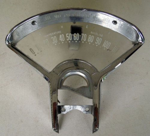 1955 1956 chevy  instrument cluster manual bezel and faceplate - item #5