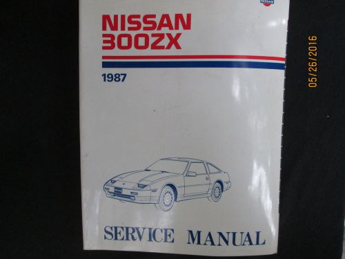 1987 nissan 300 zx service repair workshop manual factory original oem
